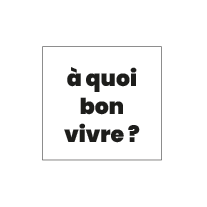 Super marché noir - A quoi bon vivre ? - humour noir - satyrique - ironie - dadaisme - dérision - affiche atypique - letterpress lyon - impression d'art - estampe - eshop
