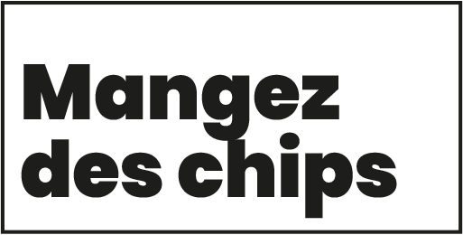 Super marché noir - mangez des chips - humour noir - satyrique - ironie - dadaisme - dérision - affiche atypique - letterpress lyon - impression d'art - estampe - eshop