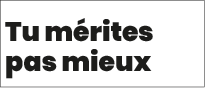 Super marché noir - Tu mérites pas mieux - humour noir - satyrique - ironie - dadaisme - dérision - affiche atypique - letterpress lyon - impression d'art - estampe - eshop