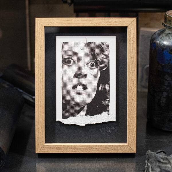 susan sarandon - rocky horror picture show - film culte - horreur - slut - humour noir - estampe - œuvre - création française - impression letterpress - série limitée - atypique - super - marché noir - artiste - made in france